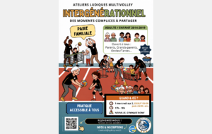 Le multivolley intergénérationnel en famille arrive au VVS, réservez vos mercredis !