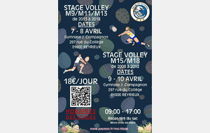 Stage M15/M18 ouvert à tous